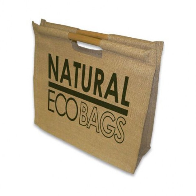 Сумки с деревянными ручками с логотипом