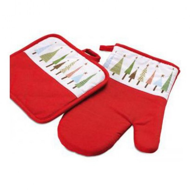Прихватки кухонные с логотипом, новогодние подарки