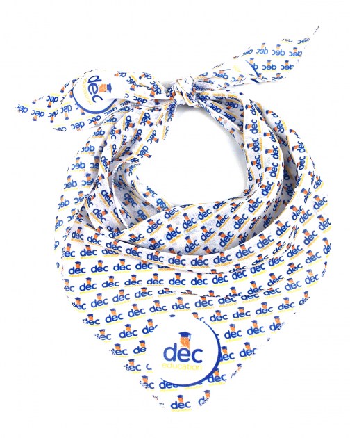 Косынка c лого для школы DEC Education