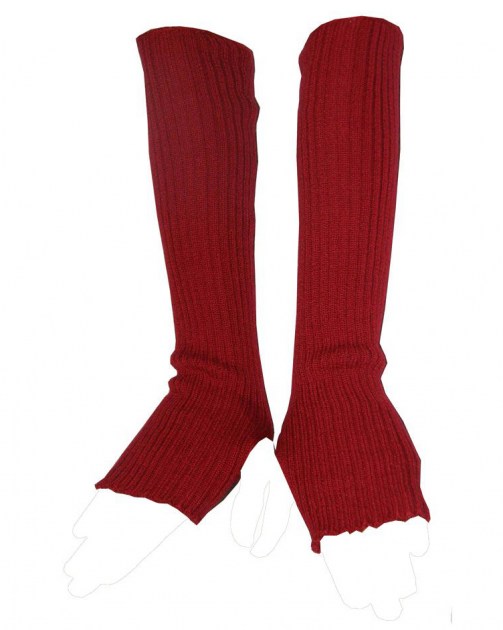 Вязаные митенки