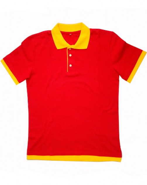 Тенниска поло с контрастной отделкой Модель №2